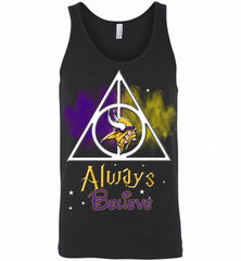 Minnesota Vikings Always Believe Harry Potter Tank - zezetee