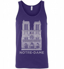 Notre-Dame France Cathedral Tank - zezetee