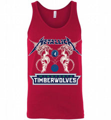 Metallica MinnesotaTimberwolves Logo Tank - zezetee