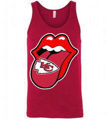 Kansas City Chiefs  x The Rolling Stones Logo Tank - zezetee