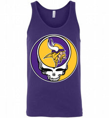 Minnesota Vikings Grateful Dead Logo Band Tank - zezetee