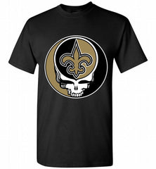 New Orleans Saints Grateful Dead Logo Band Shirt - zezetee