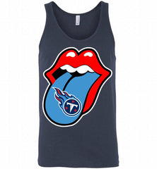 Tennessee Titans  x The Rolling Stones Logo Tank - zezetee