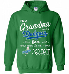 I'M A Grandma And A Los Angeles Dodgers Fans Gift Hoodie - zezetee