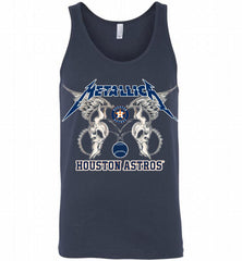 Metallica Houston Astros Logo Tank - zezetee