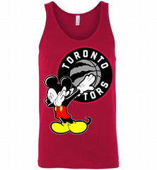 Disney Mickey Mouse Dabbing Toronto Raptors Tank - zezetee