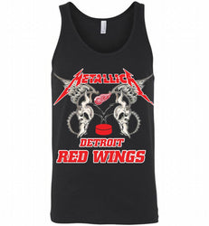 Metallica Detroit Red Wings Logo Tank