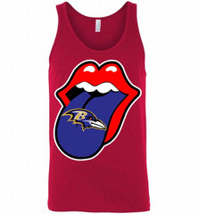 Baltimore Ravens  x The Rolling Stones Logo Tank - zezetee