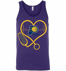 Nurse Heartbeat Love Indiana Pacers Tank - zezetee