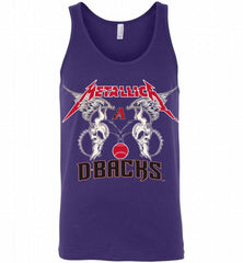 Metallica Arizona Diamondbacks Logo Tank - zezetee
