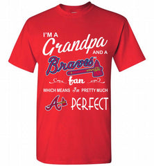 I'M A Grandpa And A Atlanta Braves Fans Gift Shirt - zezetee