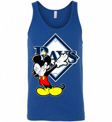 Disney Mickey Mouse Dabbing Tampa Bay Rays Tank - zezetee