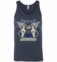 Metallica Nashville Predators Logo Tank - zezetee