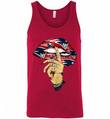 NFL New England Patriots Lip Shut The Fuck Up Tank - zezetee
