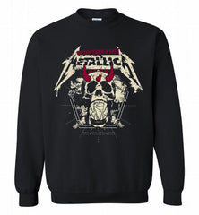Metallica We Don't Give A Shit Miami Heat Crewneck Sweatshirt - zezetee
