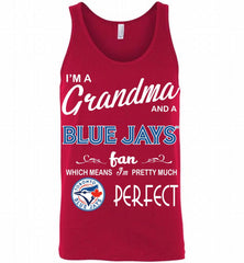 I'M A Grandma And A Toronto Blue Jays Fans Gift Tank - zezetee