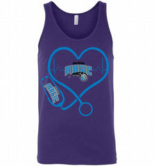 Nurse Heartbeat Love Orlando Magic Tank - zezetee