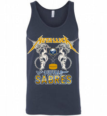 Metallica Buffalo Sabres Logo Tank - zezetee