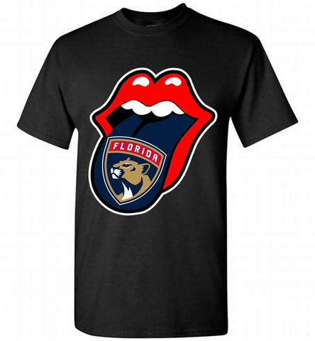 Florida Panthers  x The Rolling Stones Logo Shirt - zezetee