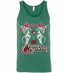 Metallica Arizona Coyotes Logo Tank - zezetee