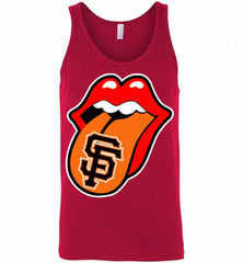 San Francisco Giants  x The Rolling Stones Logo Tank - zezetee