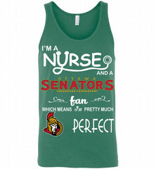 I'M A Nurse And A Ottawa Senators Fans Gift Tank - zezetee