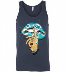 NFL Miami Dolphins Lip Shut The Fuck Up Tank - zezetee