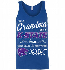 I'M A Grandma And A Kansas State Wildcats Fan Tank - zezetee