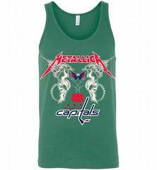 Metallica Washington Capitals Logo Tank - zezetee