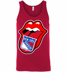 New York Rangers  x The Rolling Stones Logo Tank - zezetee