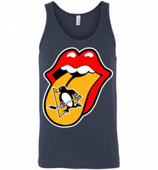 Pittsburgh Penguins  x The Rolling Stones Logo Tank - zezetee
