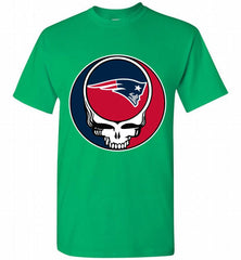 New England Patriots Grateful Dead Logo Band Shirt - zezetee