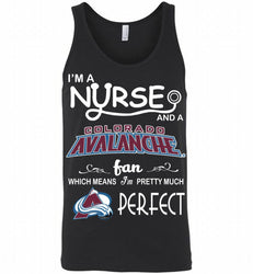 I'M A Nurse And A Colorado Avalanche Fans Gift Tank