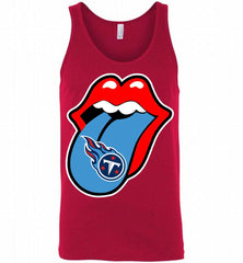 Tennessee Titans  x The Rolling Stones Logo Tank - zezetee