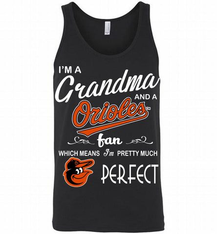 I'M A Grandma And A Baltimore Orioles Fans Gift Tank - zezetee
