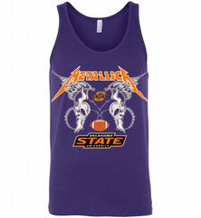 Metallica Oklahoma State Cowboys Logo Tank - zezetee