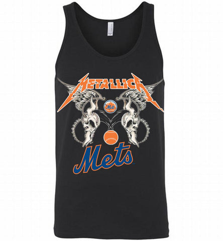Metallica New York Mets Logo Tank - zezetee
