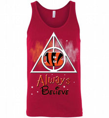 Cincinnati Bengals  Always Believe Harry Potter Tank - zezetee