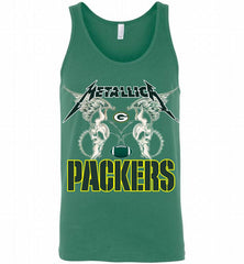 Metallica Green Bay Packers Logo Tank - zezetee