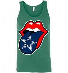Dallas Cowboys  x The Rolling Stones Logo Tank - zezetee