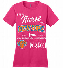 I'M A Nurse And A New York Knicks Fans Perfect Ladies Perfect - zezetee