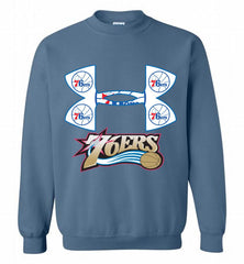 Under Armour Philadelphia 76ers Crewneck Sweatshirt - zezetee
