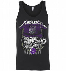 Metallica Skull Snake Sacramento Kings Tank - zezetee