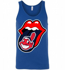 Cleveland Indians  x The Rolling Stones Logo Tank - zezetee