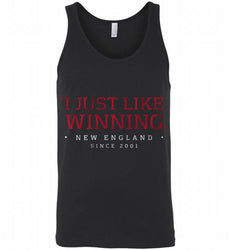 I JUST LIKE WINNING New England Patriots Tank