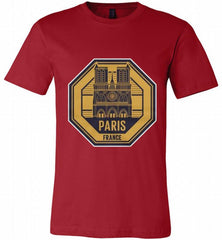Pray For Paris Notre Dame Cathedral Fire 2019 Unisex Softstyle T-Shirt with Tear Away Label Notre-dame de Paris Canvas USA - zezetee