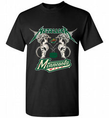 Metallica Minnesota Wild Logo Shirt - zezetee
