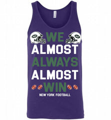 New York Jets We Almost Always Almost Win Tank - zezetee