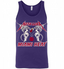 Metallica Miami Heat Logo Tank - zezetee