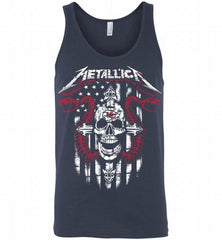 Metallica Snake Skull Kansas City Chiefs Logo Tank - zezetee